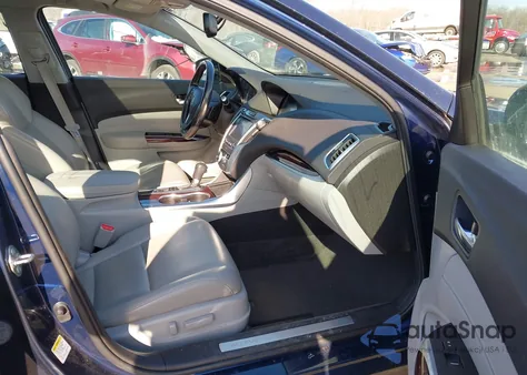 2016 Acura Tlx из США, поврежденный, VIN 19UUB1F36GA003249